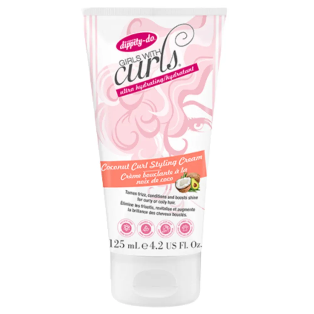Dippity Do Girls With Curls Coconut Curl Styling Cream 125ml